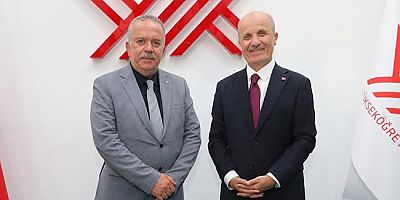 Rektör Turabi, Yükseköğretim Kurulu Başkanı Özvar’ı Ziyaret Etti