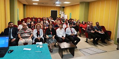 Sabuncuoğlu Şerefeddin Hastanesinde Öz Değerlendirme Toplantısı Yapıldı