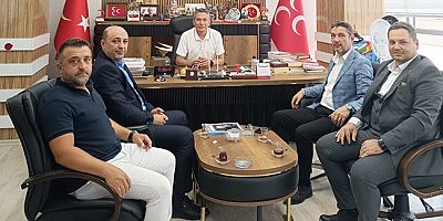 Şehit Yakını ve Sendika Heyetinden MHP’ye Ziyaret