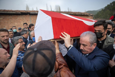 Şentop’un Koruma Polisi Hamamözünde Defnedildi