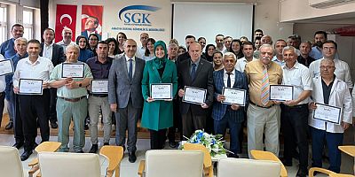 SGK İl Müdürlüğü’nde SAHA Sertifika Töreni Gerçekleştirildi