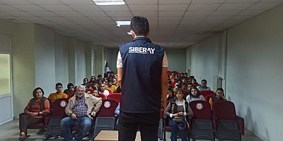 SİBERAY Okullarda Bilgilendirme Yapıyor