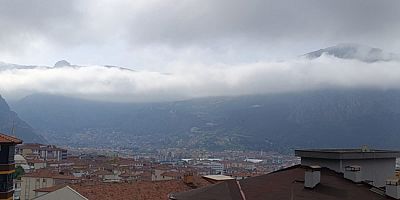 Sis Bulutları Amasya’yı Masalsı Görünüme Bürüdü