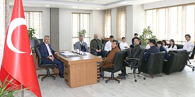 Staj İçin Hollanda’ya Gidecek Öğrencilerden Ziyaret