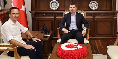 Süper Lig VAR Hakemi Bilal Köseoğlu’ndan Vali Bakan’a Ziyaret