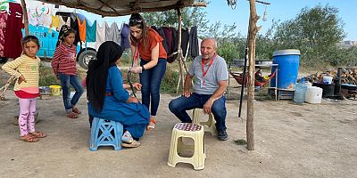 Tarım İşçileri Sağlık  Taramasından Geçirildi