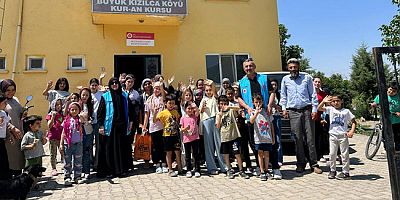 TDV Gönüllülerinden Kızılcaköy Kur’an Kursu’nda Neşeli Buluşma