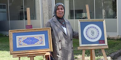 Tezhip Sanatçısı Hanife İşler’in  Kişisel Sergisi Törenle Açıldı