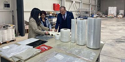 Ticaret ve Sanayi Odası Başkanı  Kırlangıç’tan Ekkim Polimer’e Ziyaret