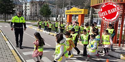 Trafik Eğitim Parkurunda Eğitimler Devam Ediyor