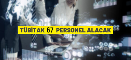 Tübitak 67 Personel Alacak