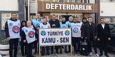 Türkiye Kamu-Sen Amasya’dan “Ücrette Hakkaniyet, Vergide Adalet” Çağrısı