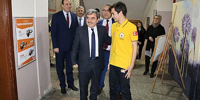 Türkmen’den Amasya Anadolu Lisesini Ziyaret