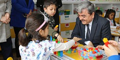 Türkmen, Sevgi Anaokulu'nu Ziyaret Etti