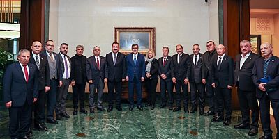 TÜRKYED Heyeti Cumhurbaşkanı Yardımcısı Yılmaz’ı Ziyaret Etti