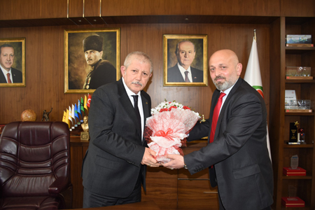 Ülkem Partisinden Başkan Sarıya Ziyaret