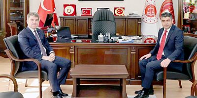 Vali Bakan’dan Başsavcı Faruk Kaynak’a Ziyaret