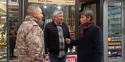 Vali Bakan Kocacık Çarşısı’nda  Esnaf ve Vatandaşı Ziyaret Etti