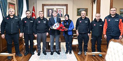 Vali Önder Bakan’a AFAD’ın Kuruluş  Yıl Dönümünde Ziyarette Bulundular