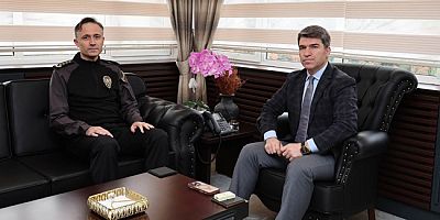 Vali Önder Bakan’dan Emniyet  Müdürü Erkan Aktaşgül’e Ziyaret