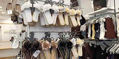 Yaz Mevsimi Yaklaşırken Terlikler Tezgahlarda Yerini Aldı