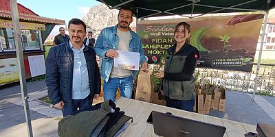 Yeşil Vatan Seferberliği; Fidan  Sahiplenme Noktasına Yoğun İlgi