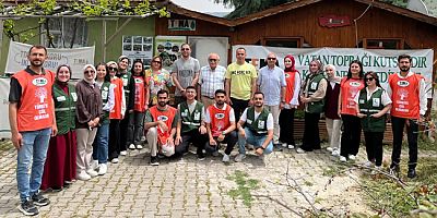 Yeşilay Amasya’dan TEMA Fidanlığına Anlamlı Ziyaret