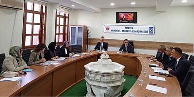 Yeşilay Amasya Şubesi, Denetimli Serbestlik Müdürlüğü Toplantısına Katıldı