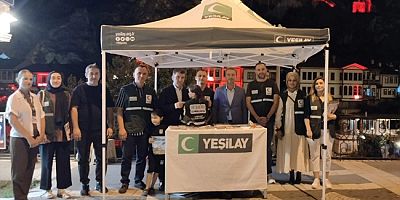 Yeşilay’dan Yeşilırmak Kenarında  Sağlıklı Yaşam ve Farkındalık Standı