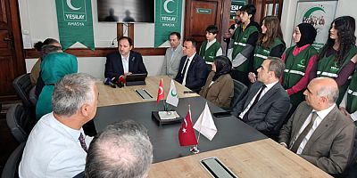 Yeşilay Genel Başkanı Doç. Dr. Dinç Amasya’yı Ziyaret Etti