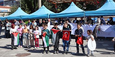 Yetim Vakfı Öncülüğünde Çocuklar Filistinli Akranları İçin Resim Çizdi