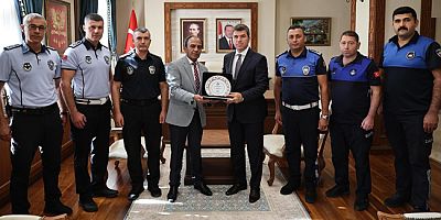 Zabıta Teşkilatından Vali Bakan’a Ziyaret