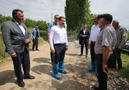 Zarar Gören Köylerde İncelemede Bulundular