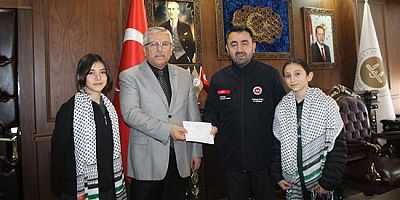 Ziyaret İlköğretim Okulu'ndan Filistin'e Anlamlı Yardım