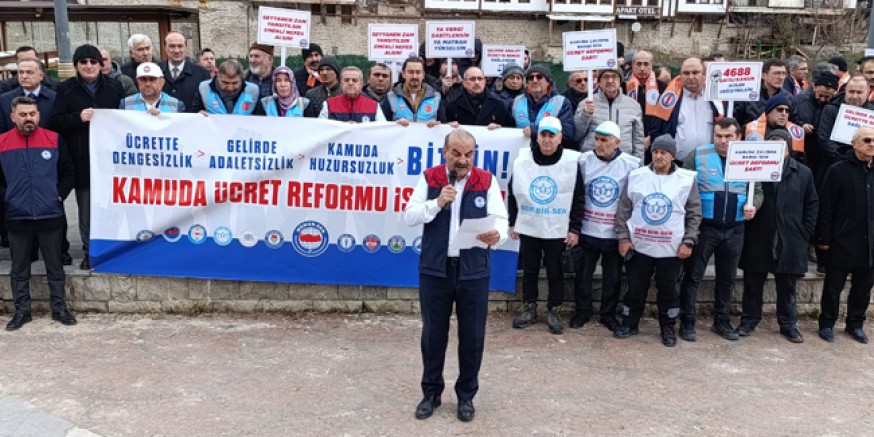 “Ücrette Dengesizlik, Gelirde Adaletsizlik, Kamuda Huzursuzluk Bitsin”