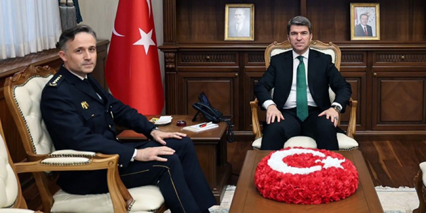 Vali Bakan, Yeni Emniyet Müdürü Aktaşgül’ü Makamında Kabul Etti