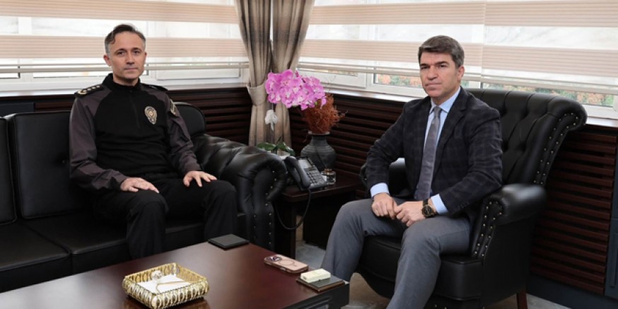 Vali Önder Bakan’dan Emniyet  Müdürü Erkan Aktaşgül’e Ziyaret