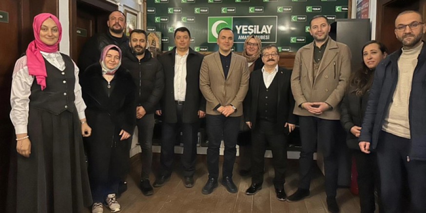 Yeşilay Amasya Şube Başkanı Türkmen’e Hayırlı Olsun Ziyareti