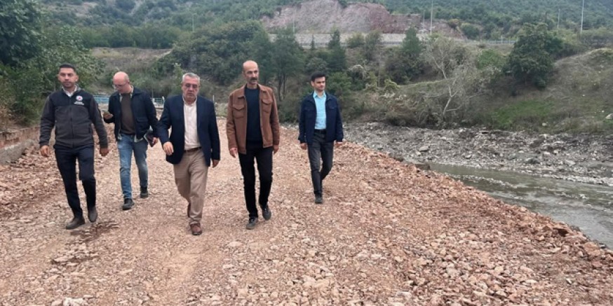 Ziyaret’te Yeşilırmak Çalışmaları Yerinde İncelendi
