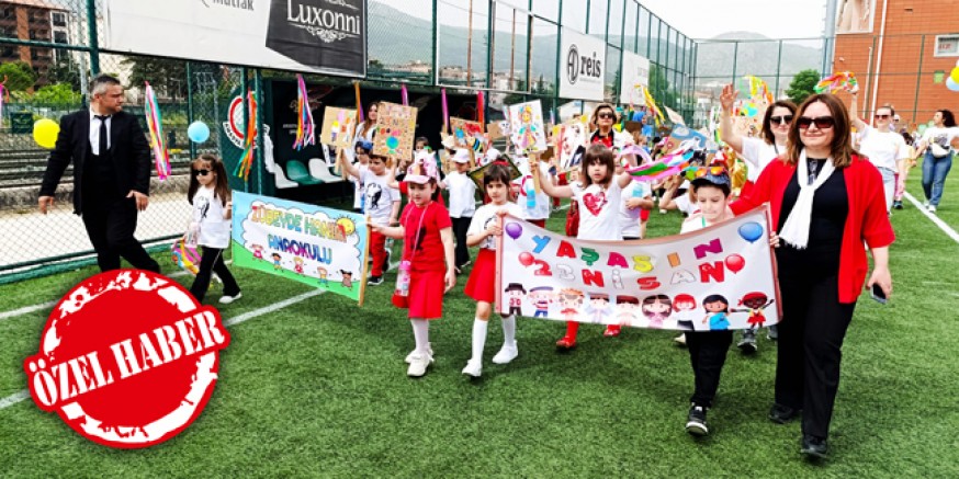 Zübeyde Hanım Anaokulu'ndan Renkli 23 Nisan Kutlaması