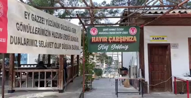 Amasya’da Gıyabi Cenaze Namazı Kılıp Gazze İçin Kermes Düzenlediler