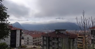 Sis Bulutları Amasya’yı Masalsı Görünüme Bürüdü