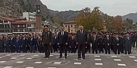 Amasya 10 Kasım'da Ata'sını Andı