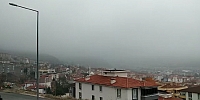 Amasya Güne Sis Bulutları ile Uyandı
