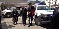 Kimi Tekerlekli Sandalye, Kimi Sedye ile Oy Kullanmaya Geldi