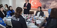 Kadın Polislerle 8 Mart Kahvaltısında Buluştu