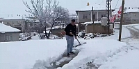 Amasya’da Kar Kalınlığı 20 Cm’yi Geçti