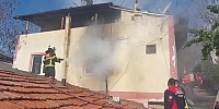 Mahallede Yangın Panik Yarattı