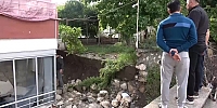 Amasya’da 5 Katlı Binanın İstinat Duvarı Çöktü